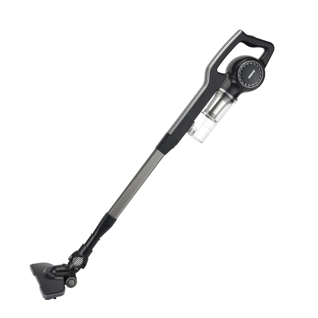 Geepas 2-in-1 Stick & Handheld Vacuum Cleaner – 600W Power, HEPA Filter, 0.9L Dust Cup, Adjustable Floor Head, Lightweight & Quiet – GVC2596N – Black/Grey - Damoo