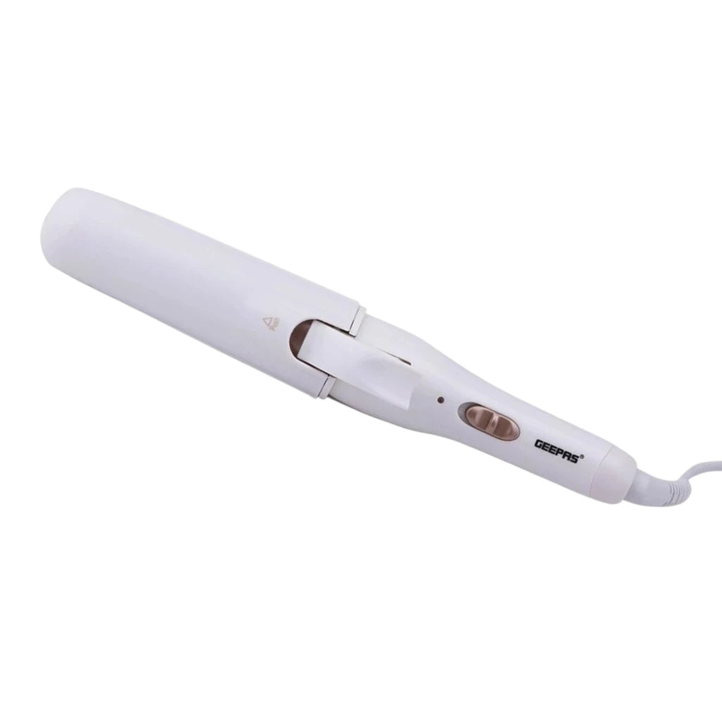 Geepas 2-in-1 Wet & Dry Hair Curler & Straightener – 40W, Adjustable Temperature 80-230°C, Ceramic Coated Plates, 360° Swivel Cord, Travel-Friendly Design – GH8686 - Damoo