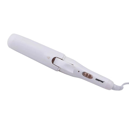 Geepas 2-in-1 Wet & Dry Hair Curler & Straightener – 40W, Adjustable Temperature 80-230°C, Ceramic Coated Plates, 360° Swivel Cord, Travel-Friendly Design – GH8686 - Damoo