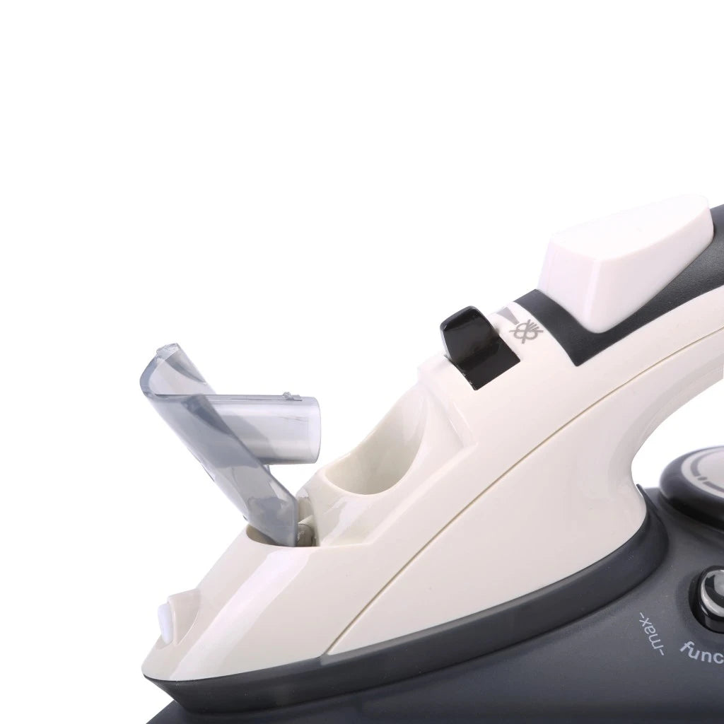 Geepas 2000W Ceramic Steam Iron – Temperature Control, Vertical Steam, Auto Shutoff, Self Cleaning, Wet & Dry Ironing - GSI7788 - Damoo