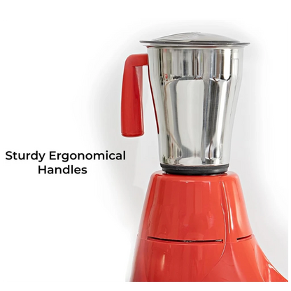 Geepas 3-in-1 Mixer Grinder – 750W Heavy-Duty Motor, 3 Stainless Steel Jars, 3-Speed Control, Safety Lock, Wet & Dry Grinding – Multicolour - Damoo