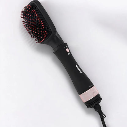 Geepas 8-in-1 Hair Styler GH86070 | 1000W Multi-Functional Hair Styling Tool with 7 Attachments | 2 Speed & Cool Settings | Ceramic Coated | 360° Swivel Cord | Black & Gold - Damoo