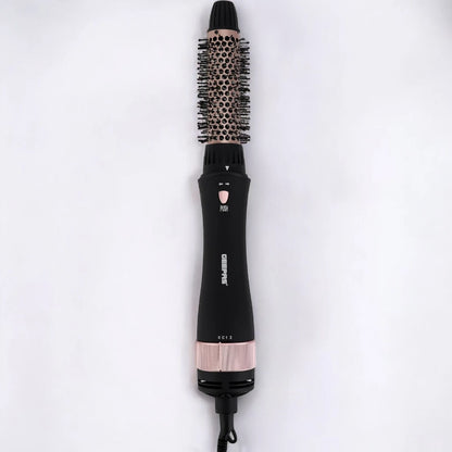 Geepas 8-in-1 Hair Styler GH86070 | 1000W Multi-Functional Hair Styling Tool with 7 Attachments | 2 Speed & Cool Settings | Ceramic Coated | 360° Swivel Cord | Black & Gold - Damoo