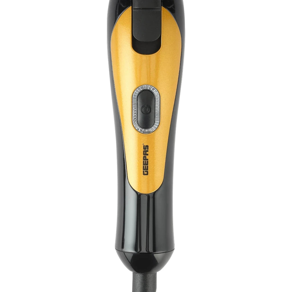 Geepas Automatic Hair Curler – 25W Ceramic Curling Iron with Spiral Groove, Auto Shut-Off, 3 Timer Settings & Dual Heat Modes – Smooth, Frizz-Free Curls- GH8656 - Damoo