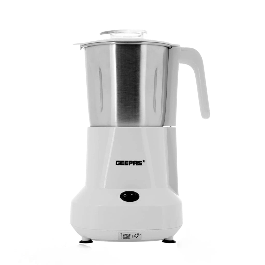 Geepas Coffee Grinder 450W Electric Mill - Large 300ml Capacity - Stainless Steel Blades for Coffee Beans, Spices & Nuts - Detachable Bowl - Transparent Lid - GCG6105 - Damoo