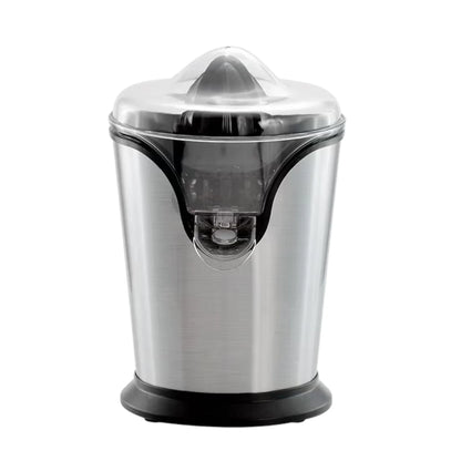 Geepas Electric Citrus Juicer – Stainless Steel Orange & Lemon Juicer with Anti-Drip Spout, Dishwasher-Safe Parts, Quiet Motor, 100W , Compact Design for Freshly Squeezed Fruit Juice – GCJ46013UK – Silver - Damoo