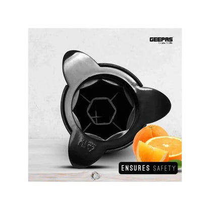 Geepas Electric Citrus Juicer – Stainless Steel Orange & Lemon Juicer with Anti-Drip Spout, Dishwasher-Safe Parts, Quiet Motor, 100W , Compact Design for Freshly Squeezed Fruit Juice – GCJ46013UK – Silver - Damoo