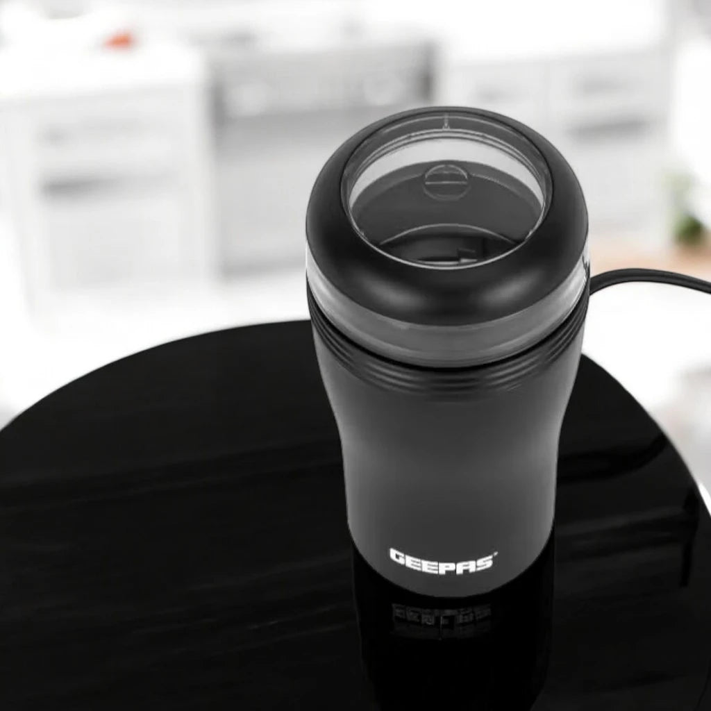 Geepas Electric Coffee Grinder – 150W Motor with Overheat Protection, Stainless Steel Blades, 40g Capacity | Compact Bean Grinder for Coffee, Spices, Nuts & Seed – GCG41022 - Damoo