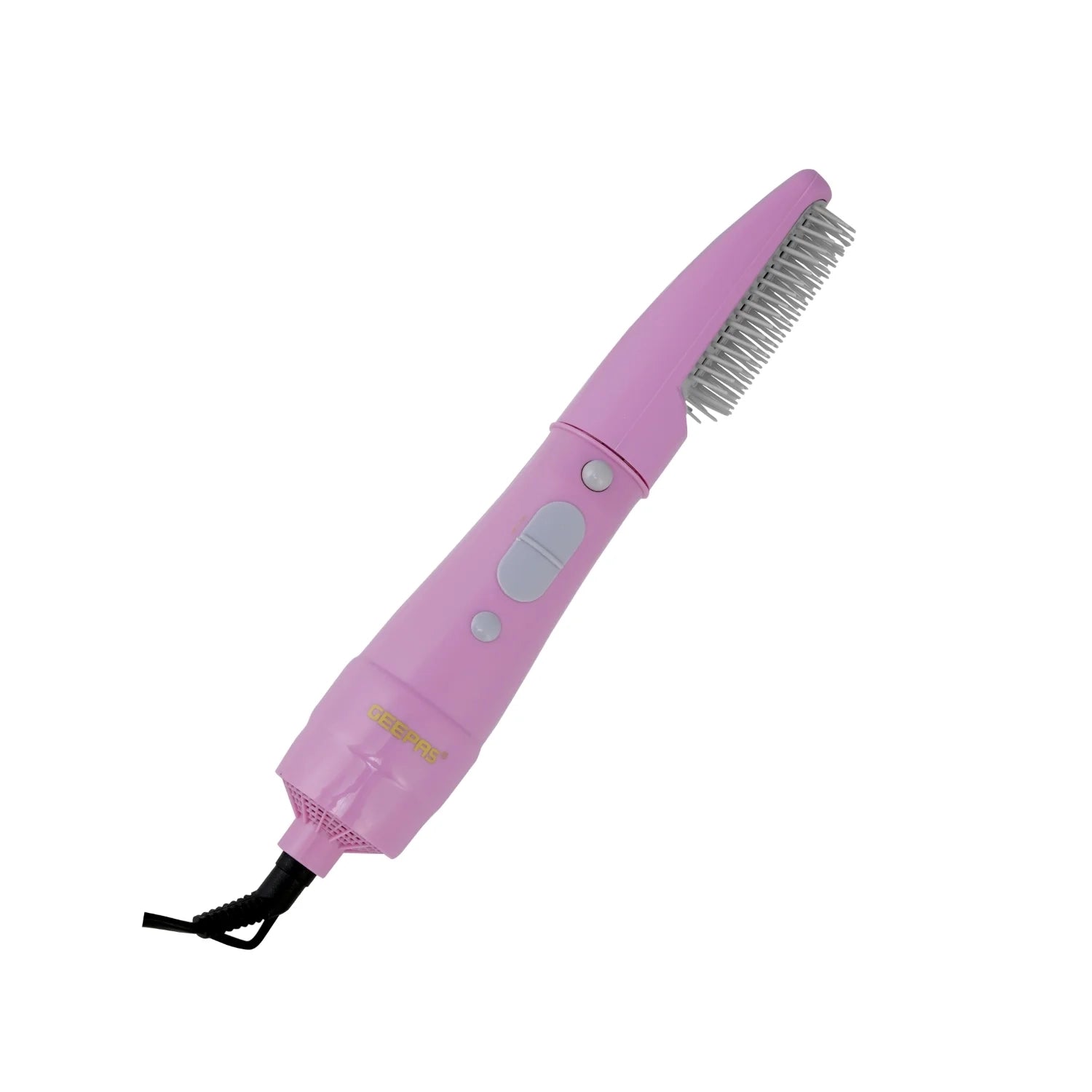 Geepas Hair Styler with Blow Brush GH713, 2 Speed Settings, Overheat Protection, Cool Function, 750W, 360° Swivel Cord – Pink - Damoo