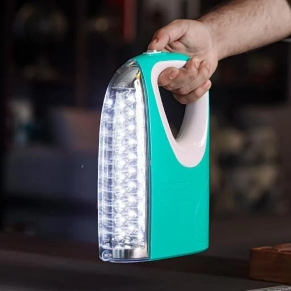 Geepas Rechargeable Emergency Lantern GE51045 – 30 SMD LEDs, 5 Hours Working Time, Solar & AC/DC Charging, Portable & Lightweight Design – Ideal for Camping & Power Outages - Damoo