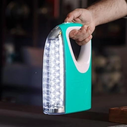 Geepas Rechargeable Emergency Lantern GE51045 – 30 SMD LEDs, 5 Hours Working Time, Solar & AC/DC Charging, Portable & Lightweight Design – Ideal for Camping & Power Outages - Damoo