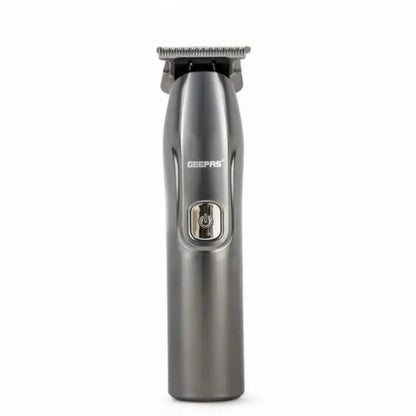Geepas Rechargeable Hair and Beard Trimmer for Men – Cordless IPX7 Waterproof Grooming Tool with 1200mAh Battery, 180 Min Runtime, Detachable Blades & 4 Guide Combs – Ideal for Home and Salon Use - Damoo