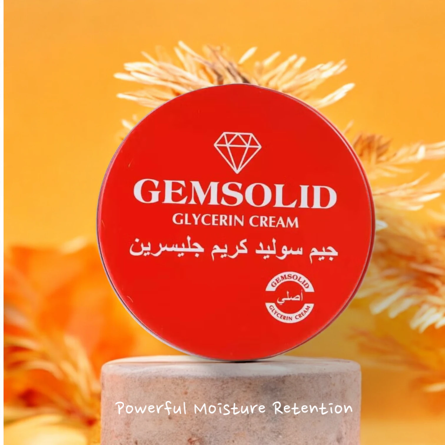 Gemsolid Glycerin Cream – Deep Moisturizing Skin Protection for Dry, Sensitive & Oily Skin | Hydration & Anti-Aging Benefits | 125ml - Damoo