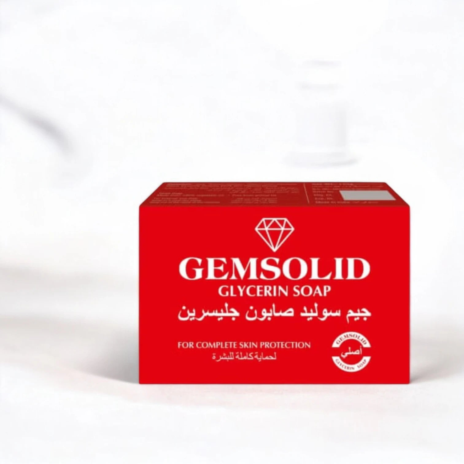 Gemsolid Natural Glycerin Soap 125g – Moisturizing Bar for Sensitive & Dry Skin – Deep Cleansing & Hydration - Damoo