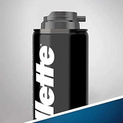 Gillette Foamy Regular Shaving Foam – 200ml | Classic Thick Lather for Smooth Shave | Softens Beard & Moisturizes Skin - Damoo