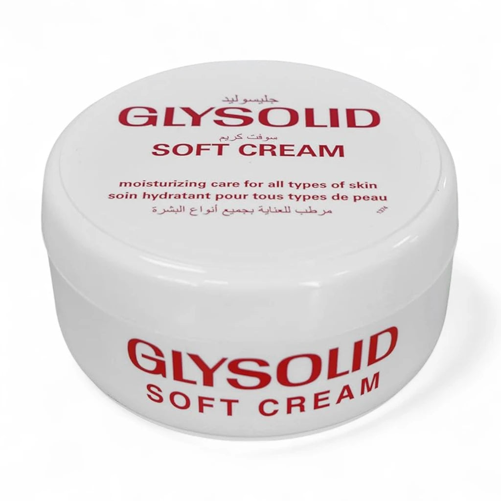 Glysolid Soft Skin Cream 200ml – Intensive Moisturizer with Glycerin & Allantoin - Fragrance-Free - For Sensitive, Dry & Damaged Skin - Damoo