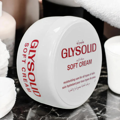 Glysolid Soft Skin Cream 200ml – Intensive Moisturizer with Glycerin & Allantoin - Fragrance-Free - For Sensitive, Dry & Damaged Skin - Damoo