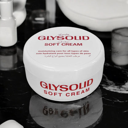Glysolid Soft Skin Cream 200ml – Intensive Moisturizer with Glycerin & Allantoin - Fragrance-Free - For Sensitive, Dry & Damaged Skin - Damoo