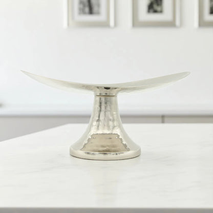Gold Metal Cake & Dessert Stand – Unique-Shaped Cupcake Platter for Weddings, Birthdays, Baby Showers & Special Events - Damoo
