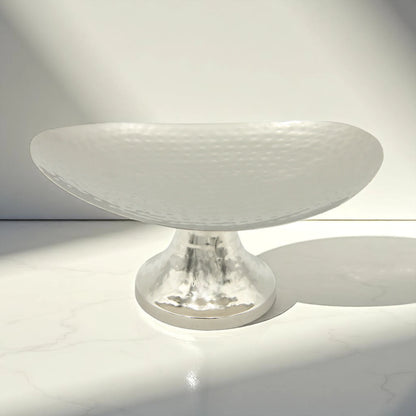 Gold Metal Cake & Dessert Stand – Unique-Shaped Cupcake Platter for Weddings, Birthdays, Baby Showers & Special Events - Damoo