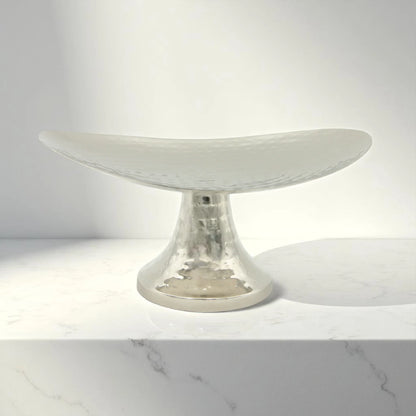 Gold Metal Cake & Dessert Stand – Unique-Shaped Cupcake Platter for Weddings, Birthdays, Baby Showers & Special Events - Damoo
