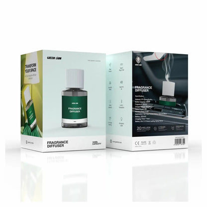 Green Lion Athens Fragrance Diffuser – 160ml Aroma Humidifier with Type-C, Air Purifier & LED Mood Lights | 2-3H Working Time - Damoo