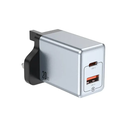 Green Lion Dual Port 20W & 35W Wall Adapter | USB-C PD & USB-A | High-Speed Charger for Phones & Tablets - Damoo