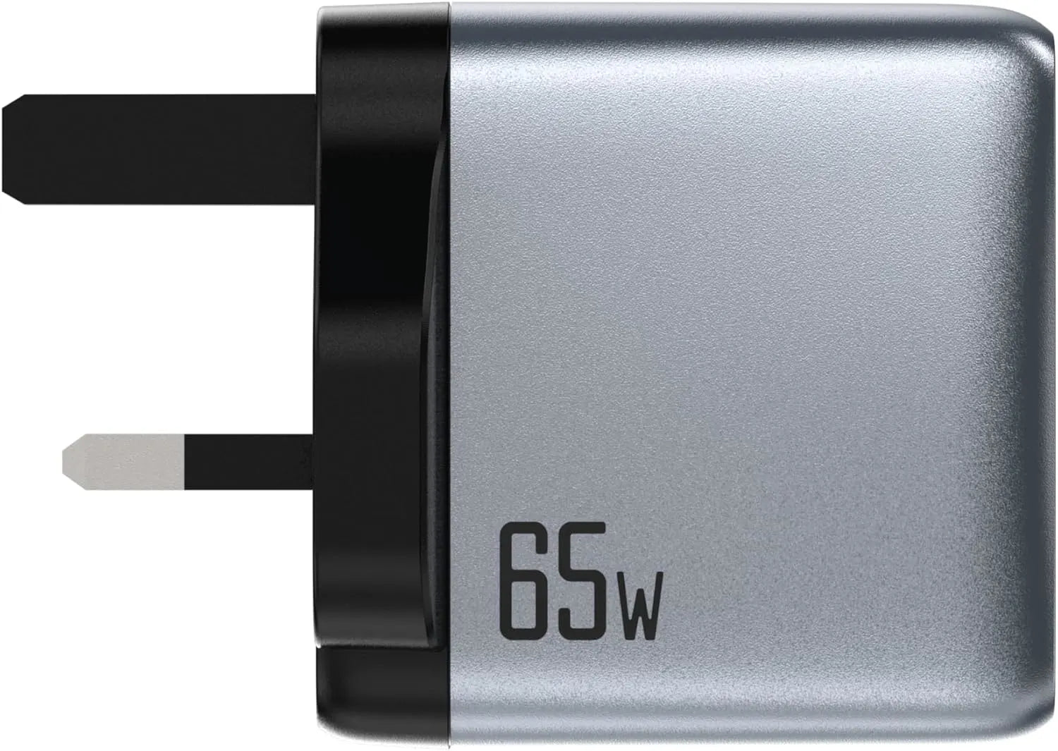 Green Lion GaN Premium 65W PD Wall Charger | Dual USB-C & USB-A Ports | Fast Charging Adapter with QC3.0, PPS 49.5W Power Delivery, UK Plug, Compact & Flame Retardant Design - Damoo