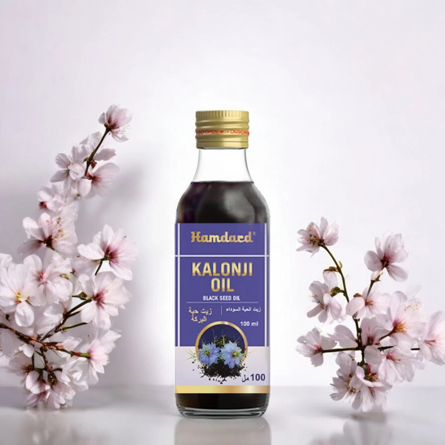 Hamdard Kalonji Oil 100ml | Pure Black Seed Oil for Hair Volume & Strength | Anti-Dandruff, Antioxidant-Rich, Alcohol-Free | For All Hair Types - Damoo