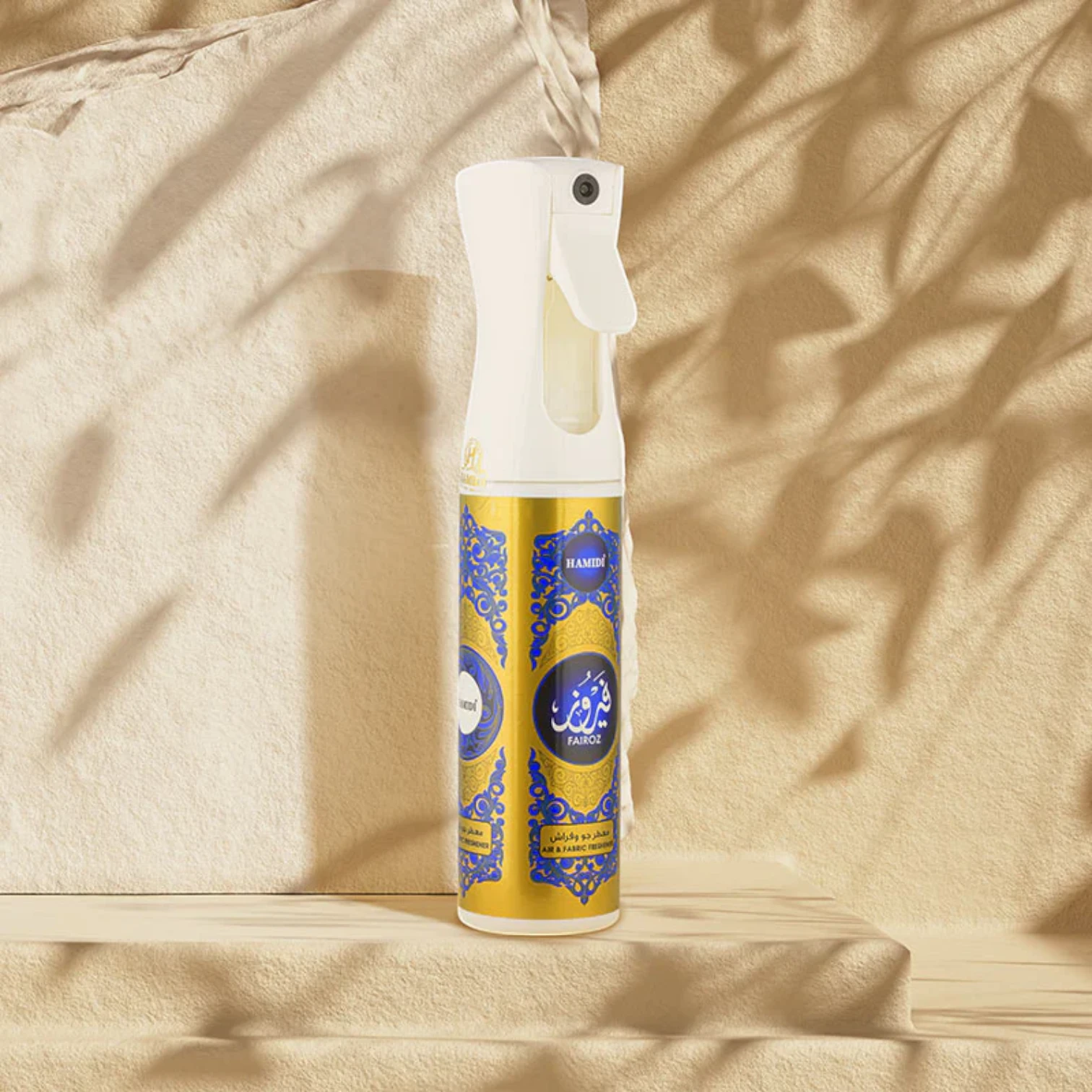 Hamidi Fairoz Non-Alcoholic Air Freshener – 320ML | Ocean Breeze & Tropical Fruit Scent | Refreshing Home & Car Fragrance - Damoo