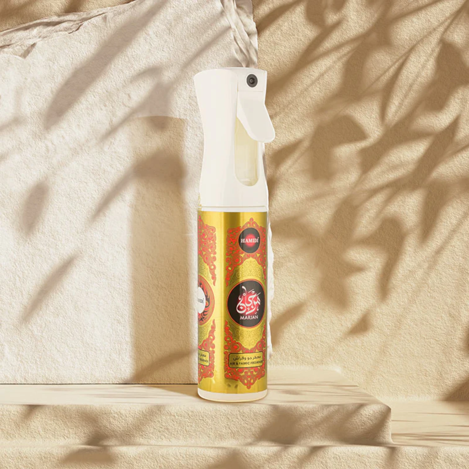 Hamidi Marjan Luxury Air Freshener – 320ML | Non-Alcoholic Spray with Citrus & Herbal Notes | Refreshing Home & Car Fragrance Inspired by Arabic Heritage - Damoo