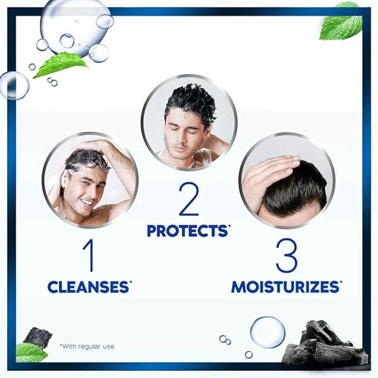 Head & Shoulders Charcoal Detox Anti-Dandruff Shampoo – Deep Scalp Cleanser with Activated Charcoal – Removes Dandruff, Toxins & Oil – 400ml - Damoo