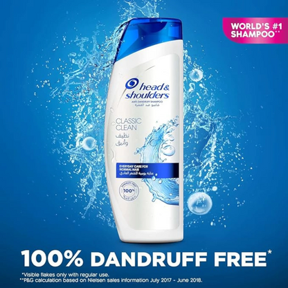 Head & Shoulders Classic Clean 2-in-1 Anti-Dandruff Shampoo & Conditioner – Daily Scalp Care – pH-Balanced Formula – 400ml - Damoo