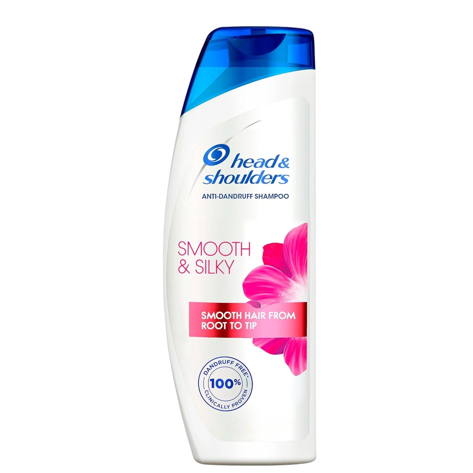 Head & Shoulders Smooth & Silky Anti-Dandruff Shampoo for Dry, Frizzy Hair – Moisturizing & Flake-Free Formula – 100% Dandruff Protection - 400 ml - Damoo