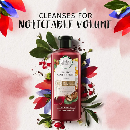 Herbal Essences Shampoo & Sulfate-Free Conditioner Kit – Arabica Coffee Fruit – 400ml Each – Hydrating, Paraben-Free, Color-Safe, Volumizing Hair Care for Fine Hair - Damoo