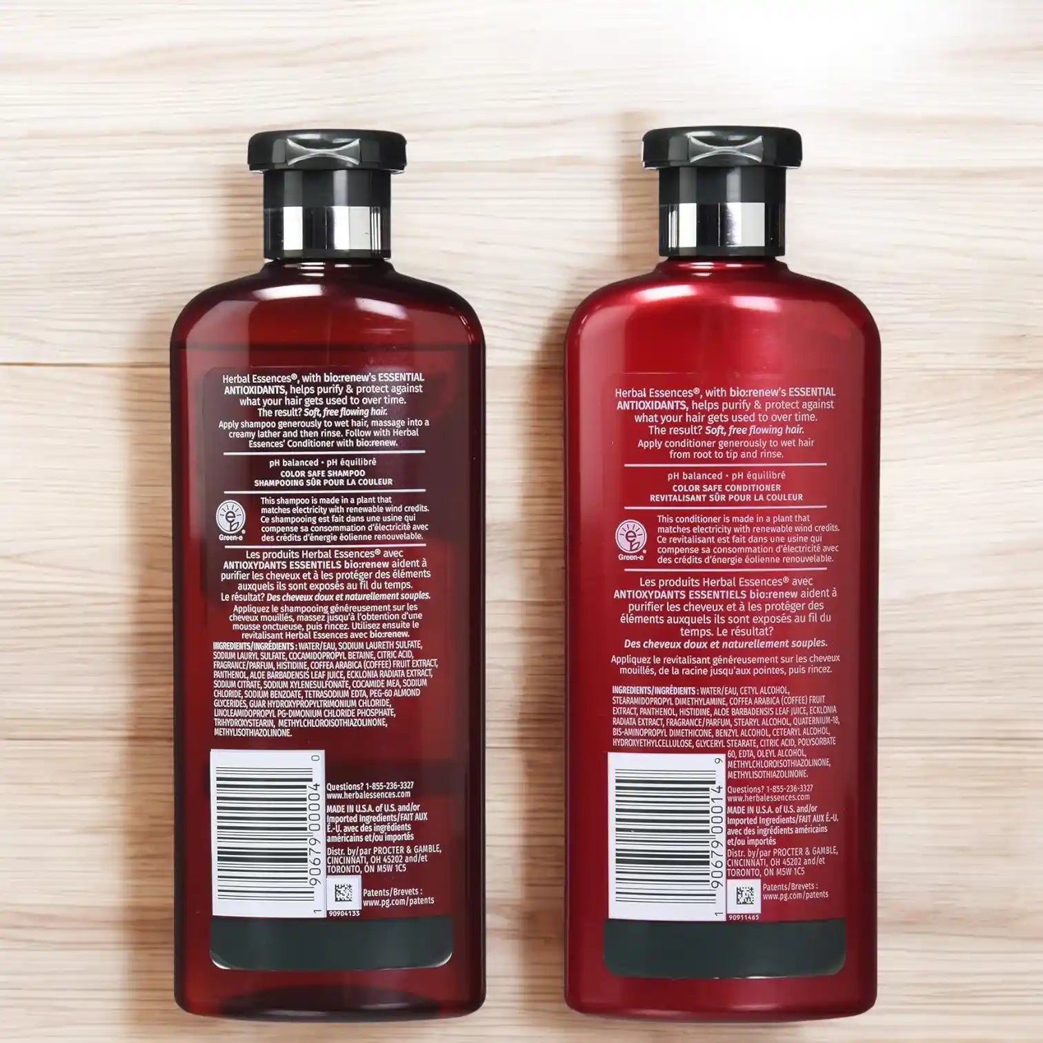 Herbal Essences Shampoo & Sulfate-Free Conditioner Kit – Arabica Coffee Fruit – 400ml Each – Hydrating, Paraben-Free, Color-Safe, Volumizing Hair Care for Fine Hair - Damoo