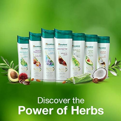 Himalaya Anti Hair Fall Shampoo | With Caffeine & Castor Oil | Reduces Hair Fall & Breakage | pH-Balanced, Paraben-Free - Damoo