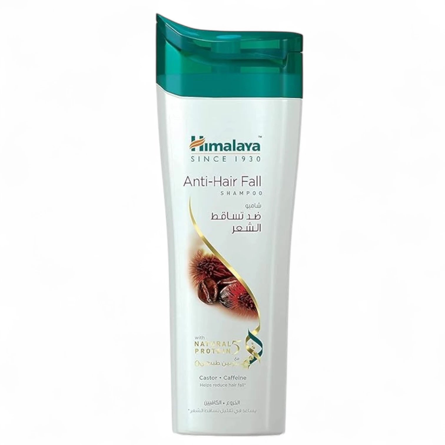 Himalaya Anti Hair Fall Shampoo | With Caffeine & Castor Oil | Reduces Hair Fall & Breakage | pH-Balanced, Paraben-Free - Damoo