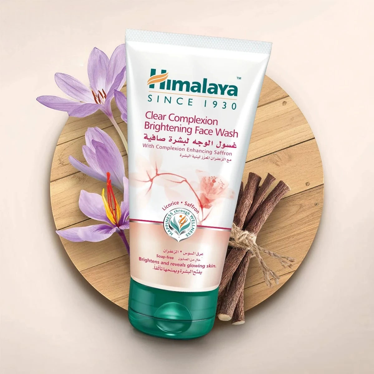 Himalaya Clear Complexion Brightening Face Wash – 150ml (5.07 oz) – For Clear, Radiant & Even Skin Tone – Soap-Free, SLS/SLES & Paraben-Free - Damoo