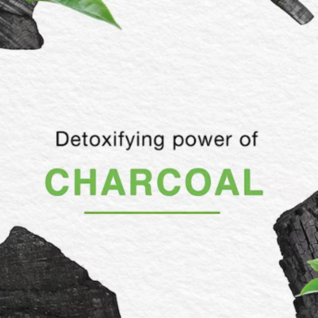 Himalaya Detoxifying Charcoal Face Wash – 150ml - Deep Cleansing Face Wash with Coconut Charcoal & Green Tea for Oily Skin, Acne, & Blackheads - Damoo