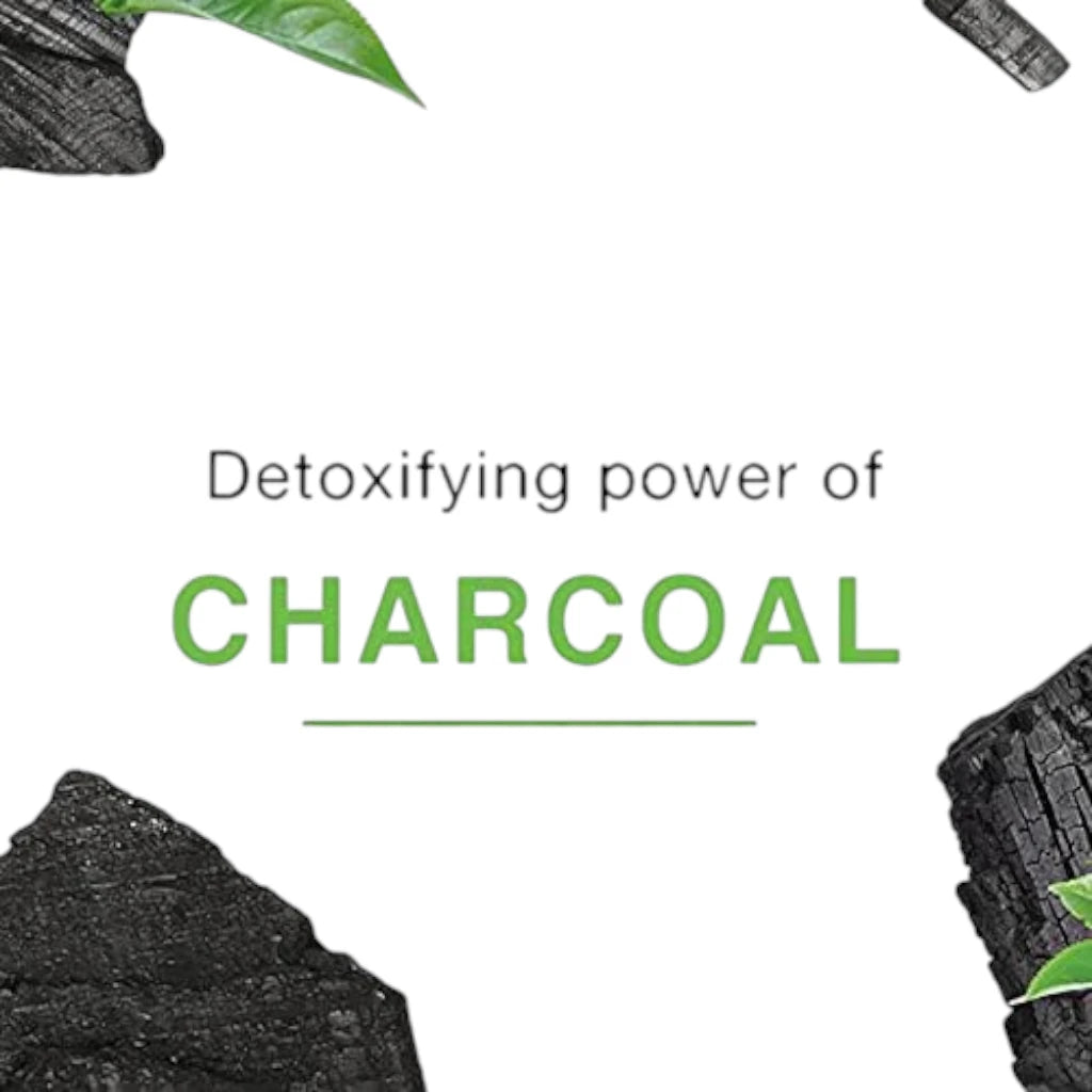 Himalaya Detoxifying Charcoal Face Wash & Mask – 150ml | Deep Pore Cleansing with Activated Charcoal, Coconut & Green Tea | Oil Control & Skin Detox | Paraben-Free - Damoo