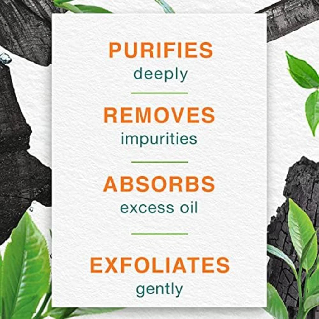 Himalaya Detoxifying Charcoal Face Wash & Mask – 150ml | Deep Pore Cleansing with Activated Charcoal, Coconut & Green Tea | Oil Control & Skin Detox | Paraben-Free - Damoo