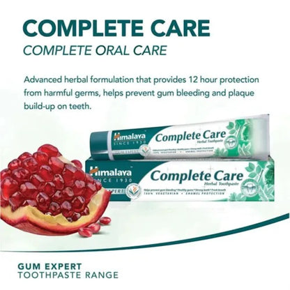 Himalaya Herbals Complete Care Toothpaste 50ml – Ayurvedic Herbal Toothpaste for Healthy Gums & Strong Teeth - Damoo