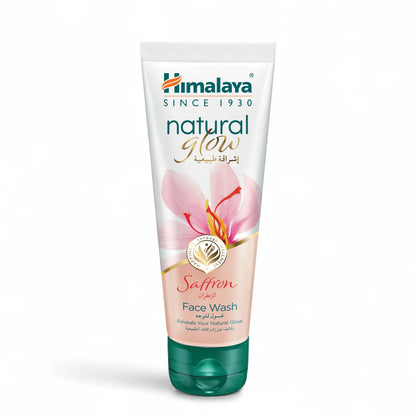 Himalaya Natural Glow Kesar Face Wash 100ml – Brightens Skin Tone | Gently Cleanses & Moisturizes | With Saffron (Kesar) | Natural Radiance | For All Skin Types - Damoo