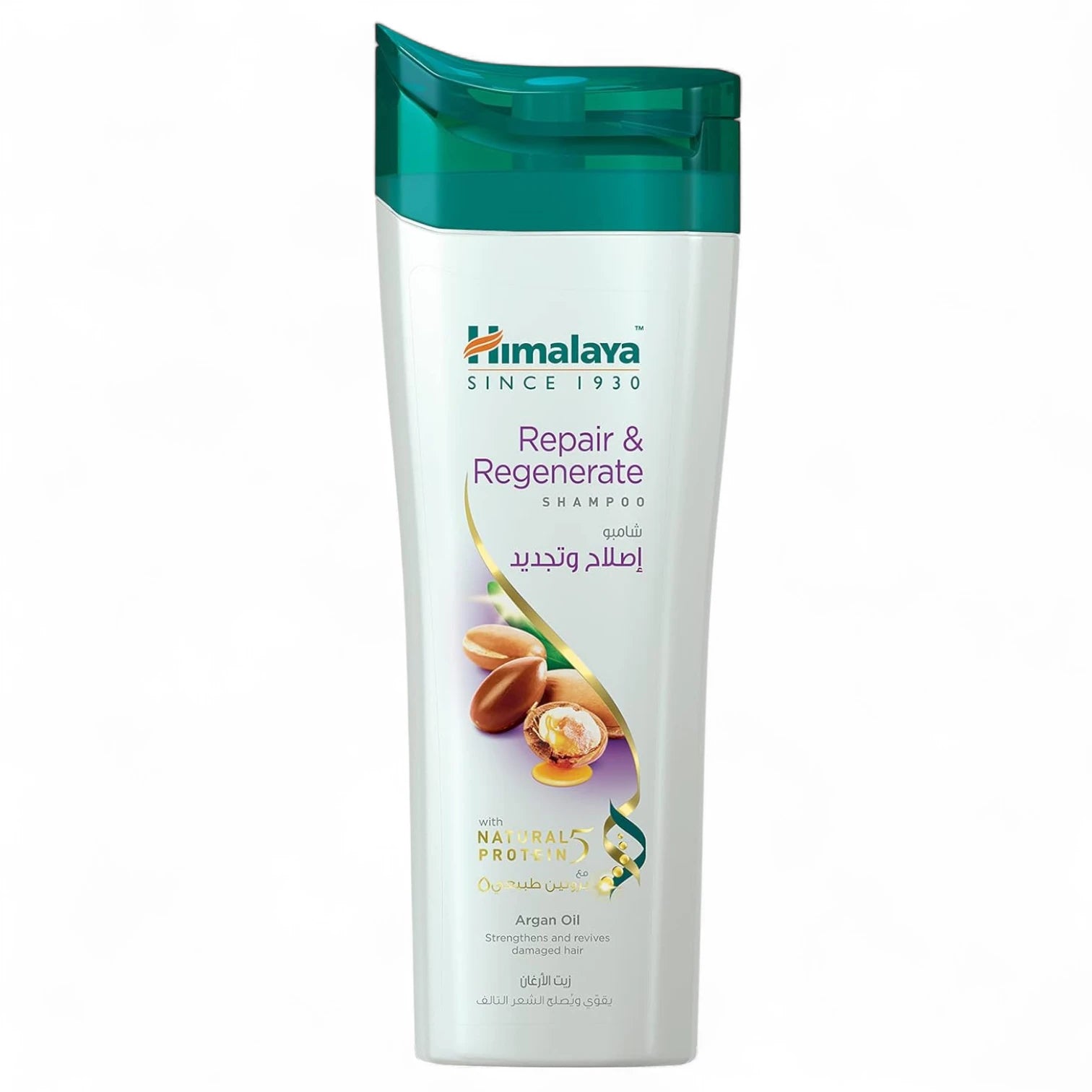 Himalaya Repair & Regenerate Shampoo| With Argan Oil | Strengthens & Revives Damaged Hair | Paraben-Free - Damoo