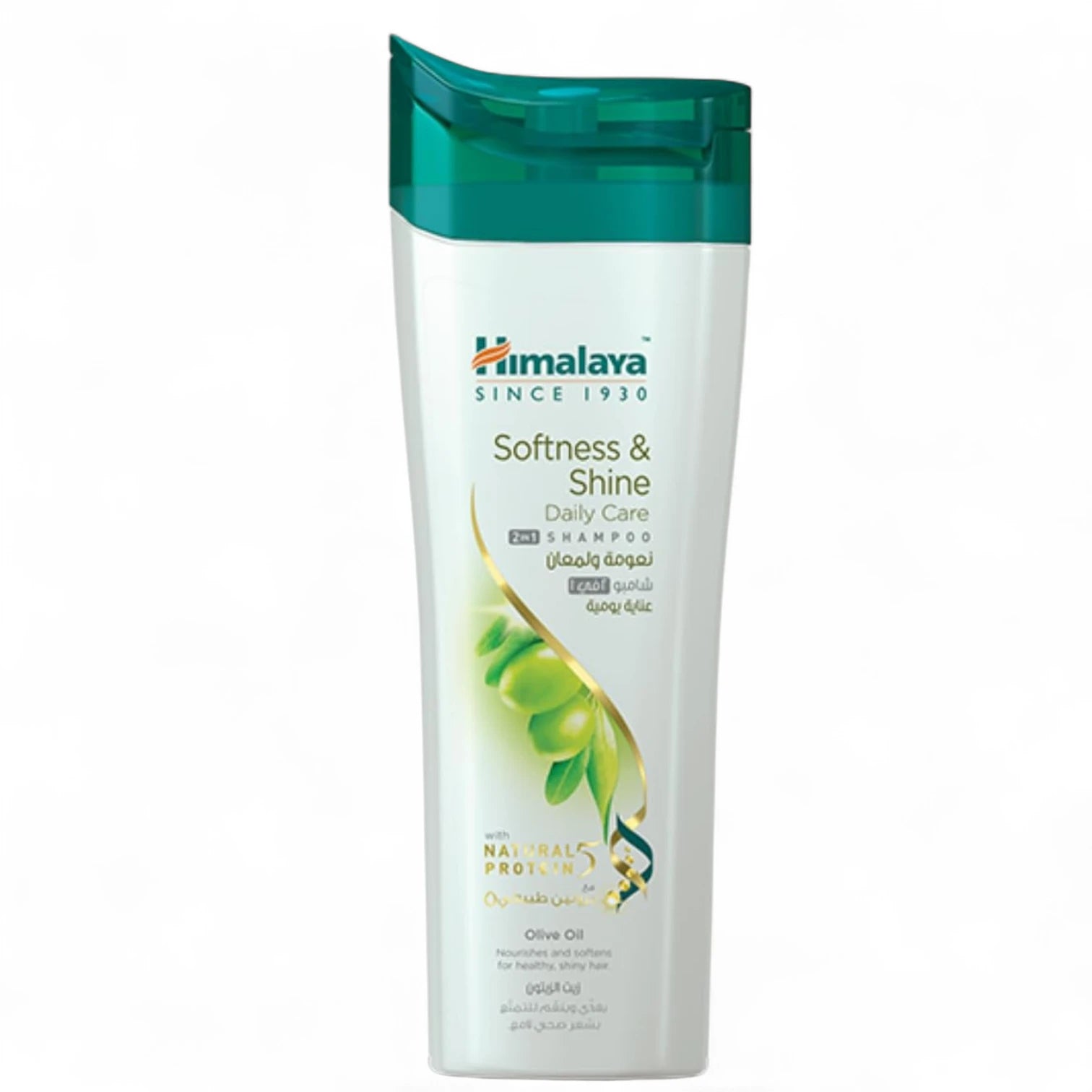 Himalaya Softness & Shine 2-in-1 Daily Care Shampoo | 200ml | Olive Oil for Dry, Dull Hair | Smooth, Shiny & Nourished Hair | Paraben-Free - Damoo
