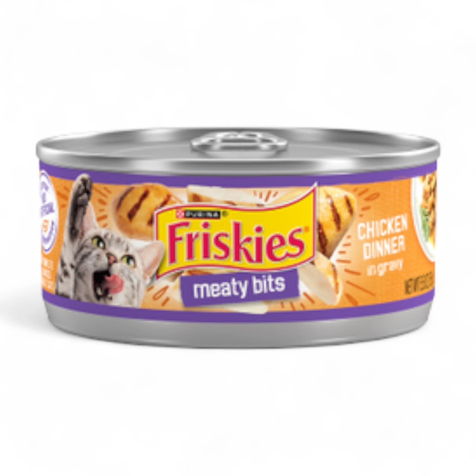 Friskies Meaty Bits Chicken Dinner in Gravy Wet Cat Food – 100% Complete & Balanced Nutrition for Adult Cats - Damoo