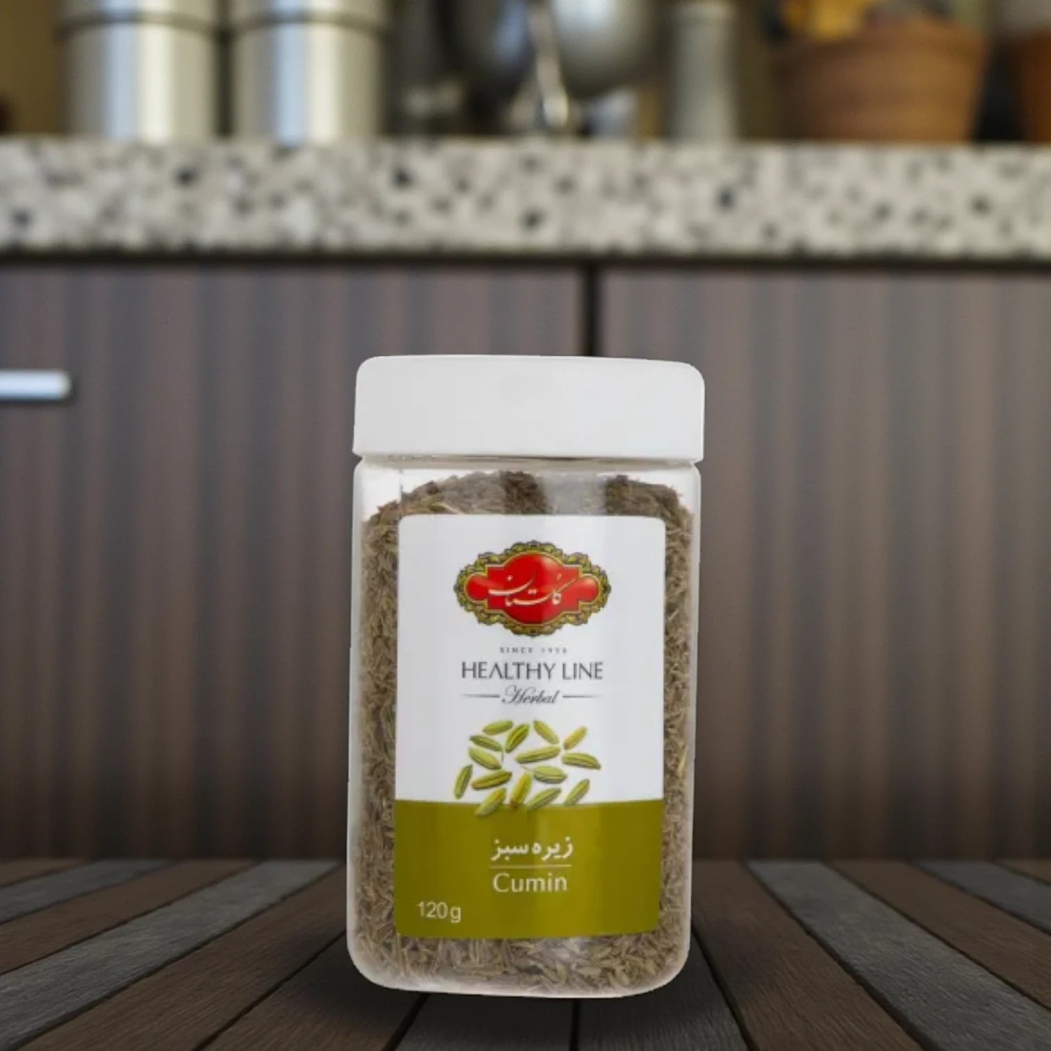 Healthy Line Cumin Seeds 120g – Whole Jeera in Airtight Jar | Aromatic Spice for Cooking, Seasoning, & Herbal Use | 100% Natural & Fresh - Damoo