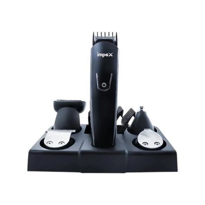 Impex 10-in-1 Multi Grooming Kit – Professional Cordless Trimmer for Men with Nose, Beard, Hair, Body & Precision Trimming – Fast Charging, Stainless Steel Blades, Black -  GK 402 - Damoo
