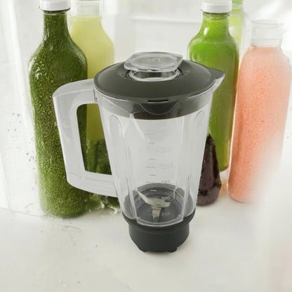 Impex 3-in-1 Electric Blender – 400W Power, 1.6L Blender Jar, Stainless Steel Blade, Meat Mincer & Grinder, Overheat Protection – White - BL 3503B - Damoo